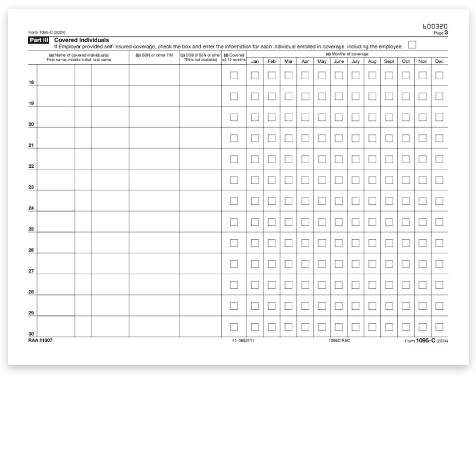 1095 C Continuation IRS Form For Dependents DiscountTaxForms 1095 C Continuation IRS Form For Dependents DiscountTaxForms