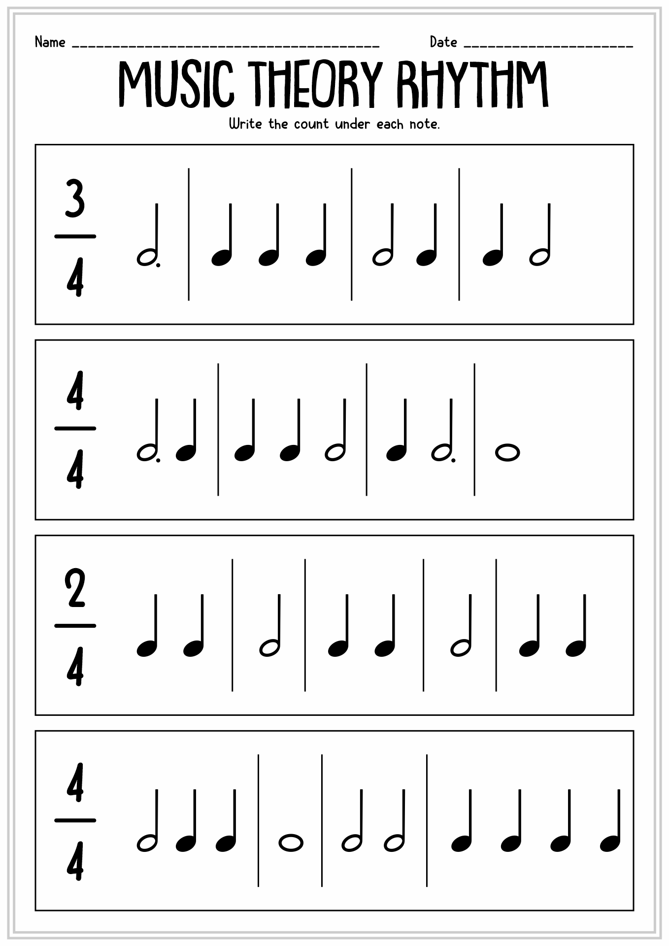 16 Rhythm Tree Worksheet Free PDF At Worksheeto