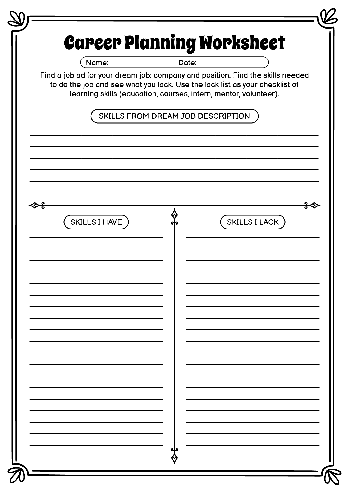 13 Career Activities Worksheets Free PDF At Worksheeto 13 Career Activities Worksheets Free PDF At Worksheeto