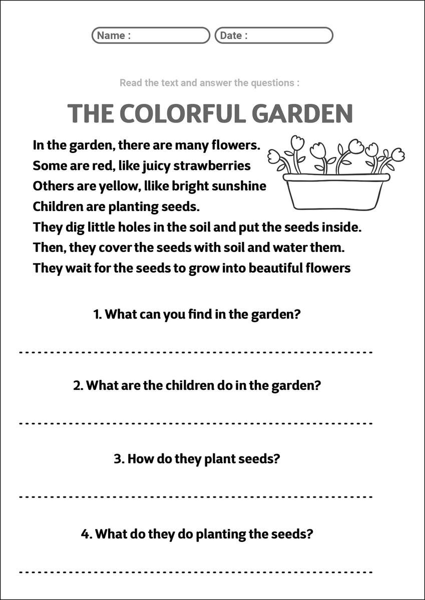 14 Early Reading Comprehension Worksheets Free PDF At Worksheeto