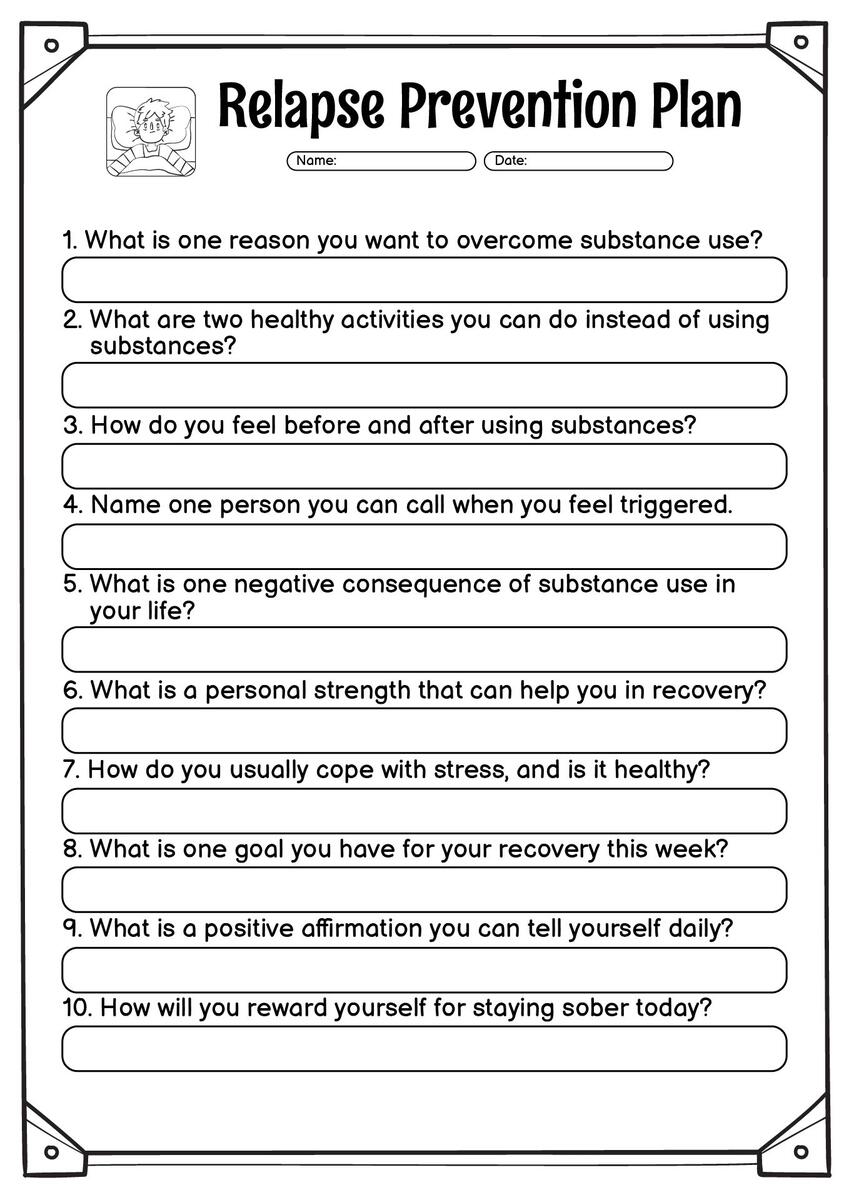 15 CBT Worksheets For Addiction Free PDF At Worksheeto Addiction And Recovery Worksheets TheraPlatform Resources