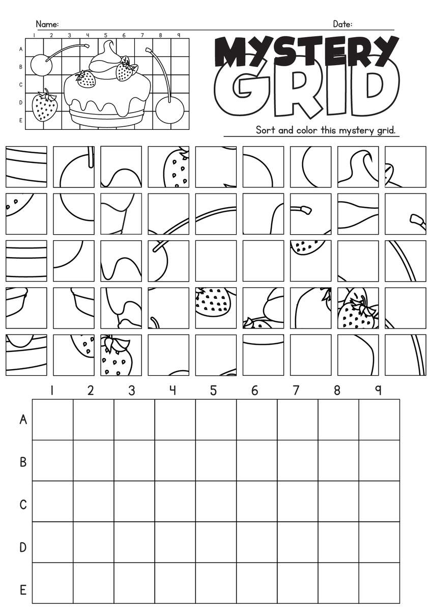 16 Mystery Grid Drawing Worksheets Printables Free PDF At Worksheeto