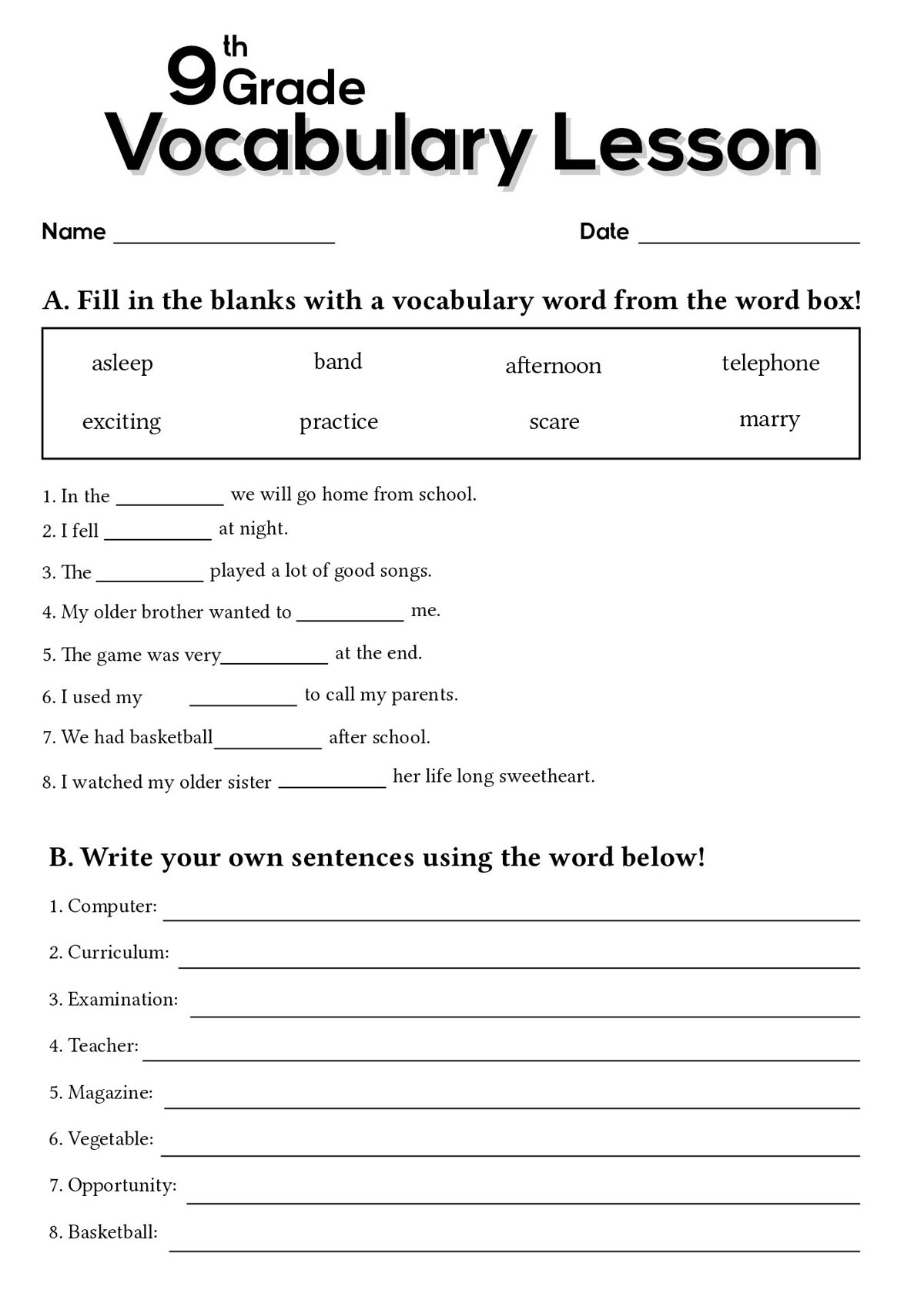 17 9th Grade Worksheets Spelling Words Spelling Worksheets Spelling Words 9th Grade English 17 9th Grade Worksheets Spelling Words Spelling Worksheets Spelling Words 9th Grade English