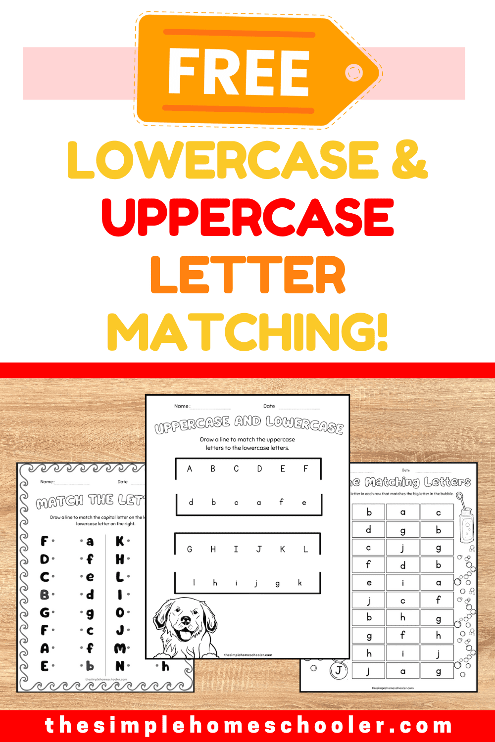 17 Fun Printable Match Uppercase And Lowercase Letters Worksheets The Simple Homeschooler