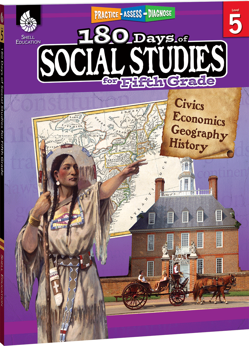 180 Days Of Social Studies For Fifth Grade Teacher Created Materials Worksheets Library Social Studies First Nations And European Explorers Grade 5 Workbook Public