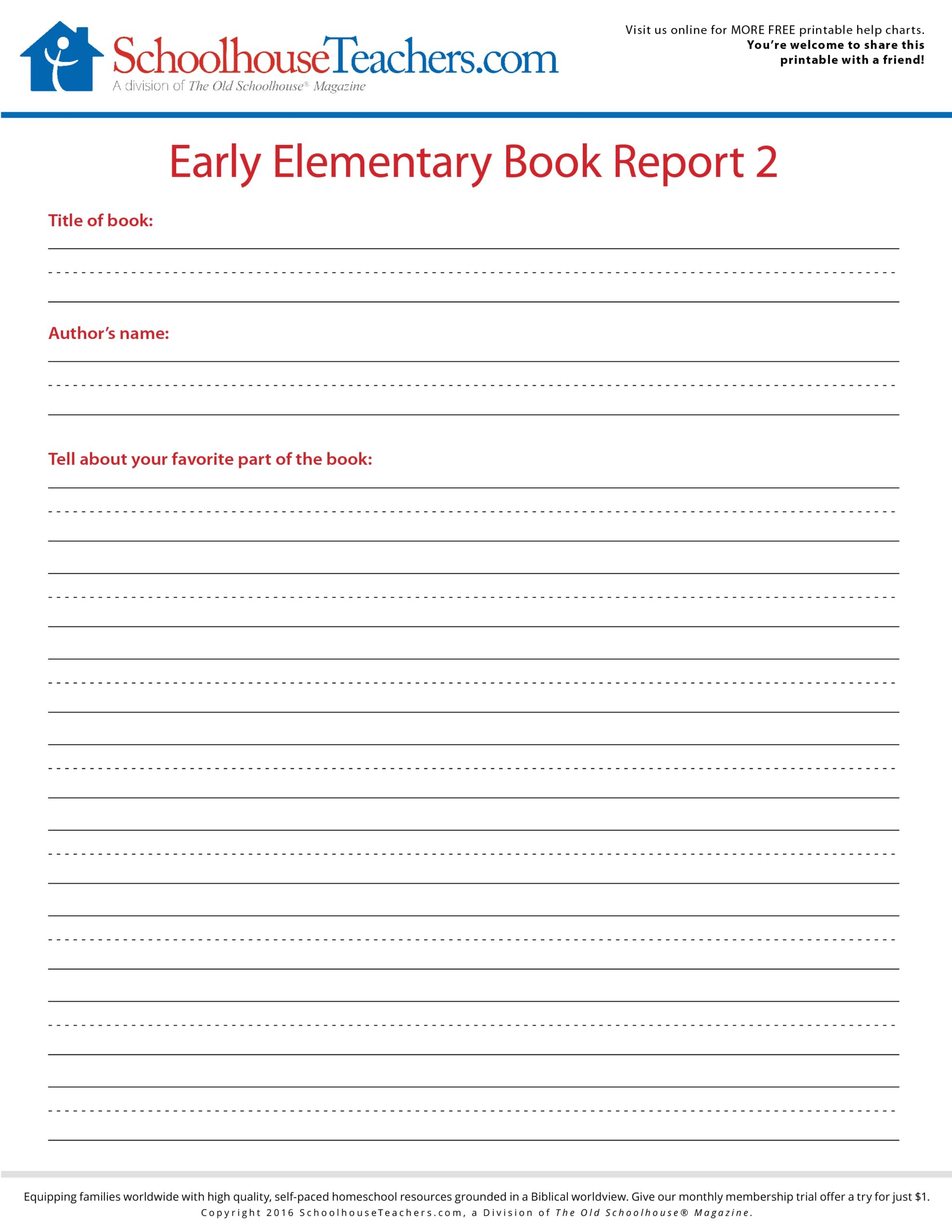 2 FREE Elementary School Book Report Print Out Forms More Freebies 2 FREE Elementary School Book Report Print Out Forms More Freebies