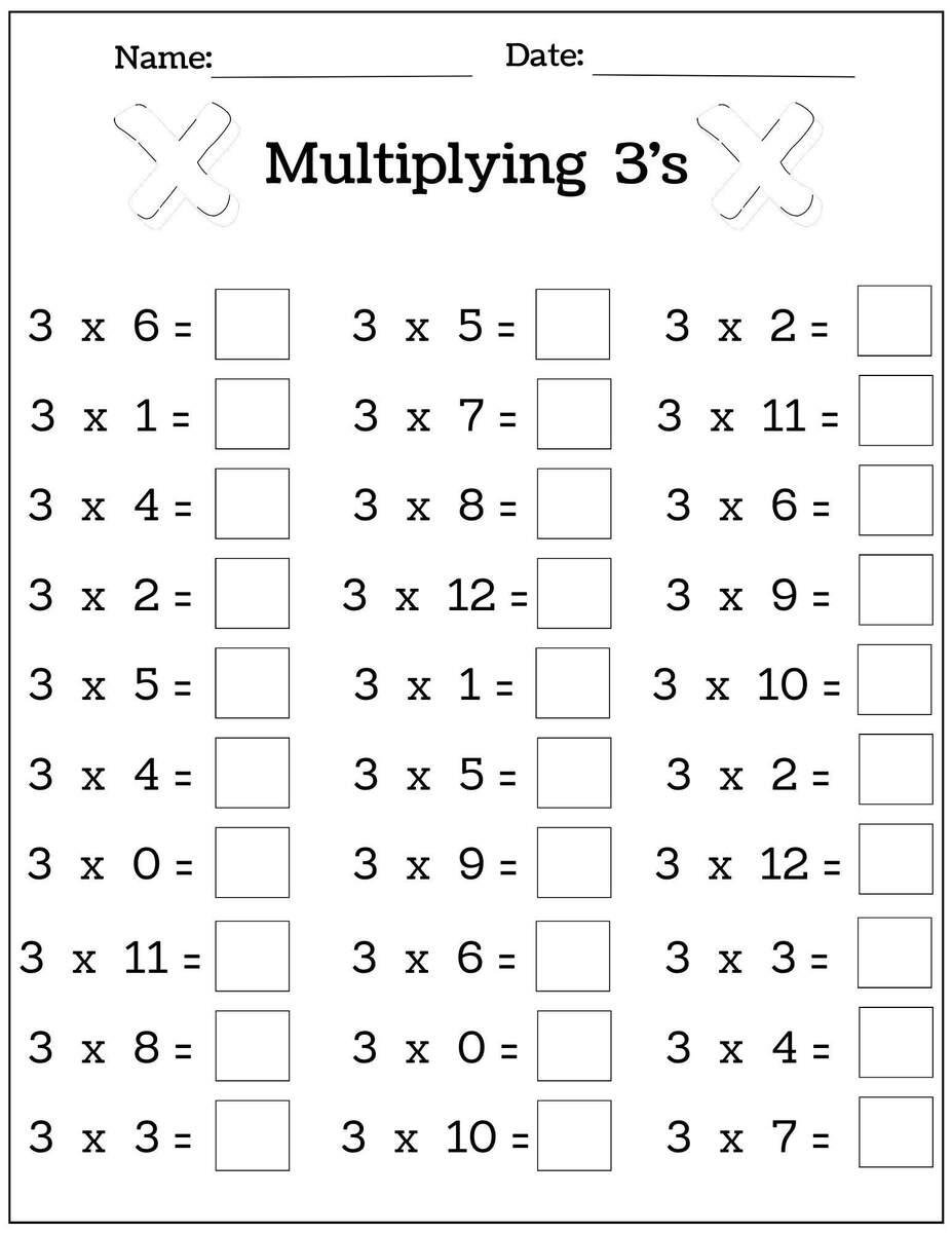 24 Printable Multiplication Worksheets Fill In The Blanks Single Digit Multiplication Numbers 1 12 Etsy Israel 24 Printable Multiplication Worksheets Fill In The Blanks Single Digit Multiplication Numbers 1 12 Etsy Israel