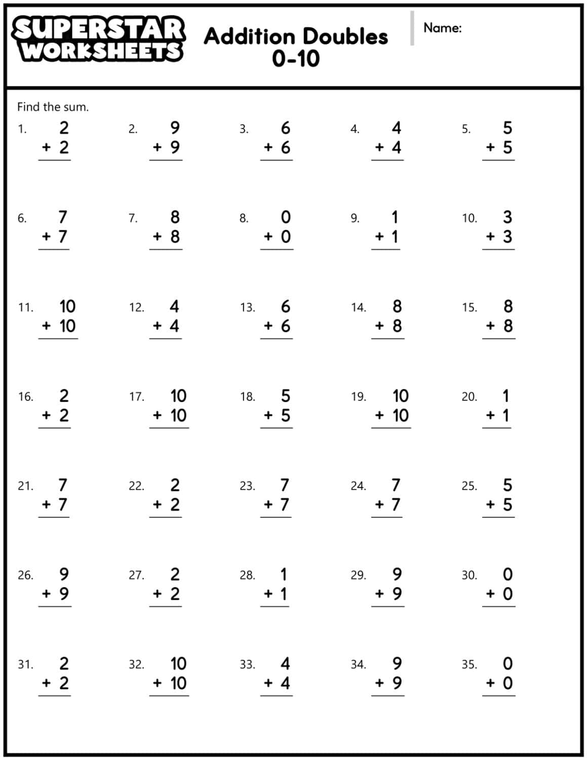 2nd Grade Addition Worksheets Superstar Worksheets Addition Worksheets Free Printable Easy Math Problems Free Printables Lettering SVG Files Tools Apps