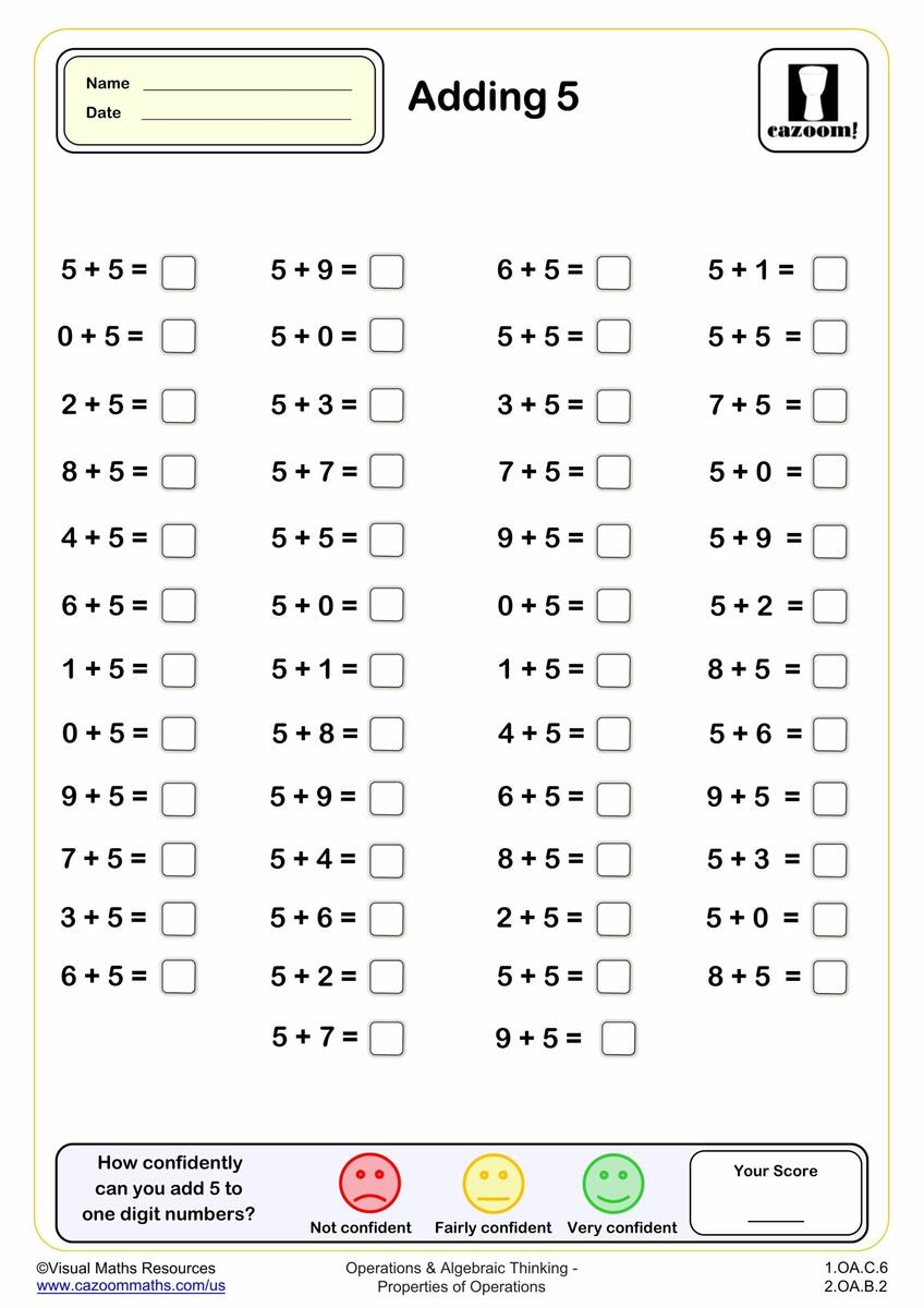 2nd Grade Properties Of Operations Worksheets PDF Printable Worksheets Cazoom Math