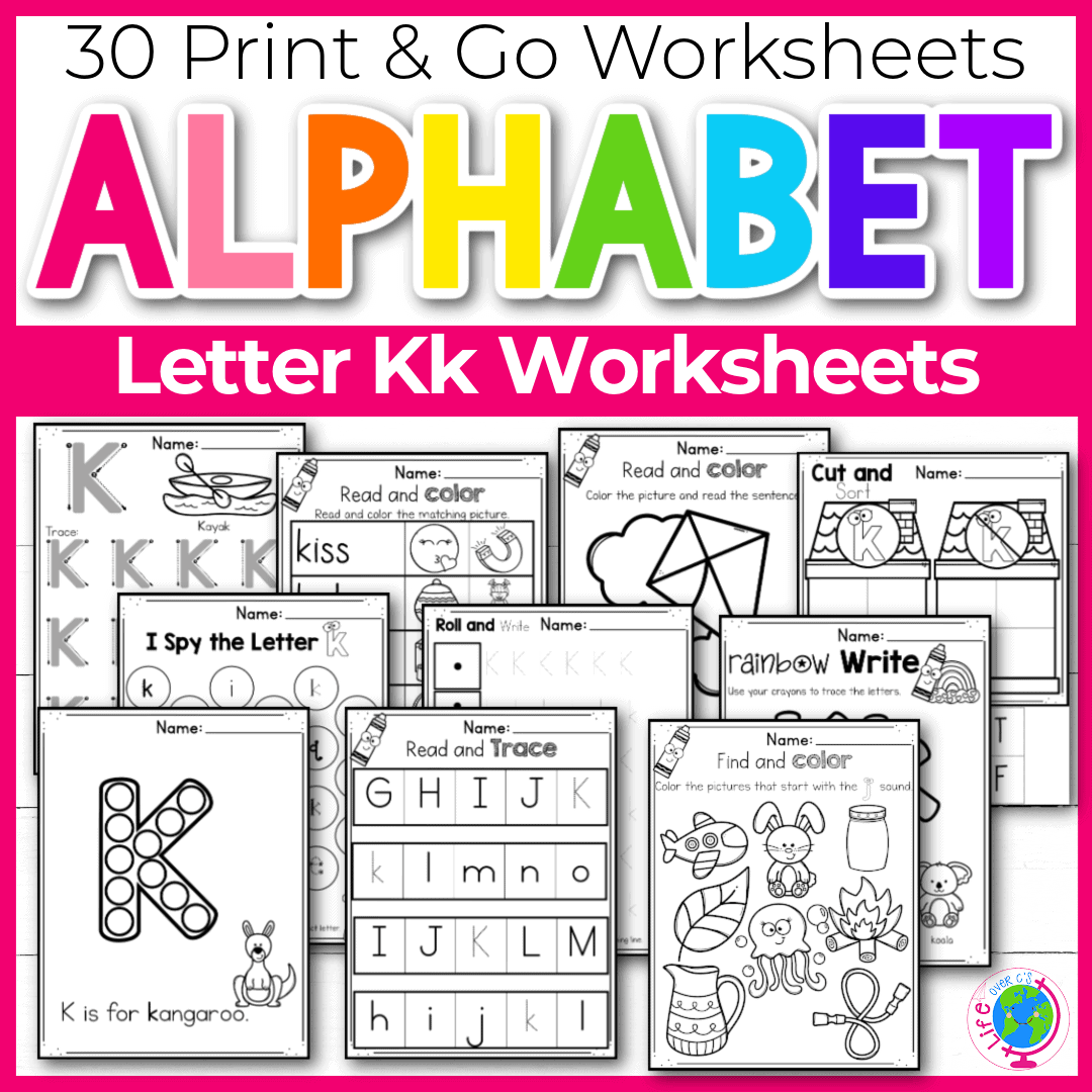30 Free Printable Letter K Alphabet Worksheets For Kids Life Over C S 30 Free Printable Letter K Alphabet Worksheets For Kids Life Over C S