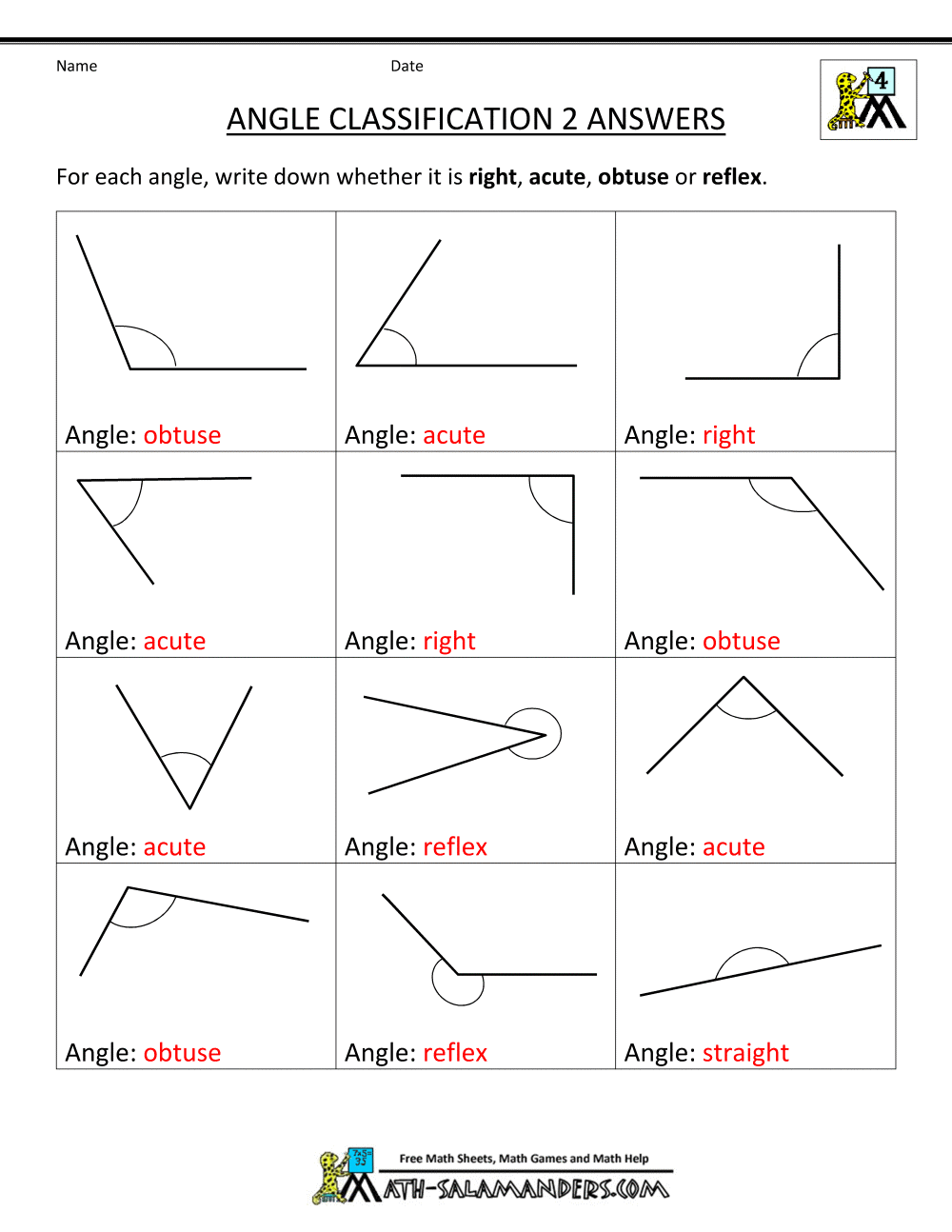 4th Grade Geometry