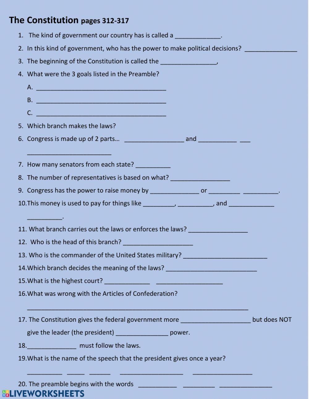 50 The Constitution Worksheets On Quizizz Free Printable Worksheets Library 50 The Constitution Worksheets On Quizizz Free Printable Worksheets Library