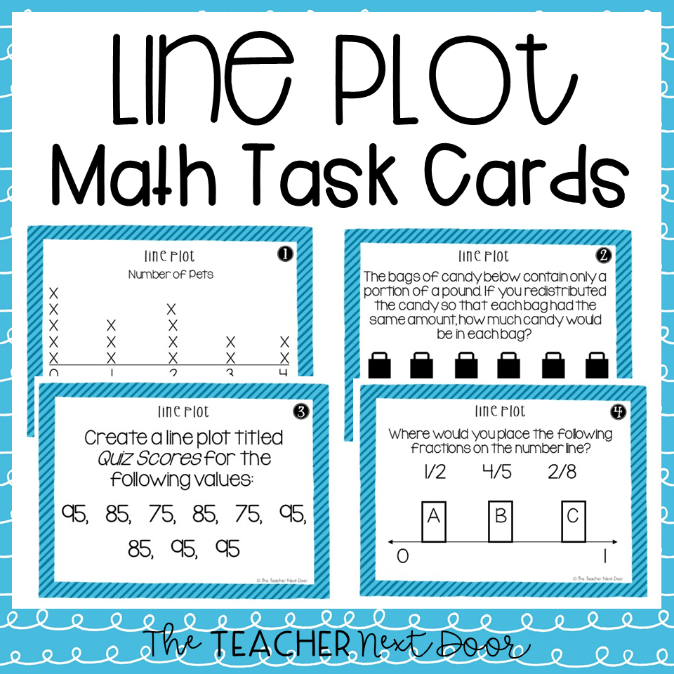 5th Grade Line Plots With Fractions Task Cards The Teacher Next Door Worksheets Library 5th Grade Line Plots With Fractions Task Cards The Teacher Next Door Worksheets Library
