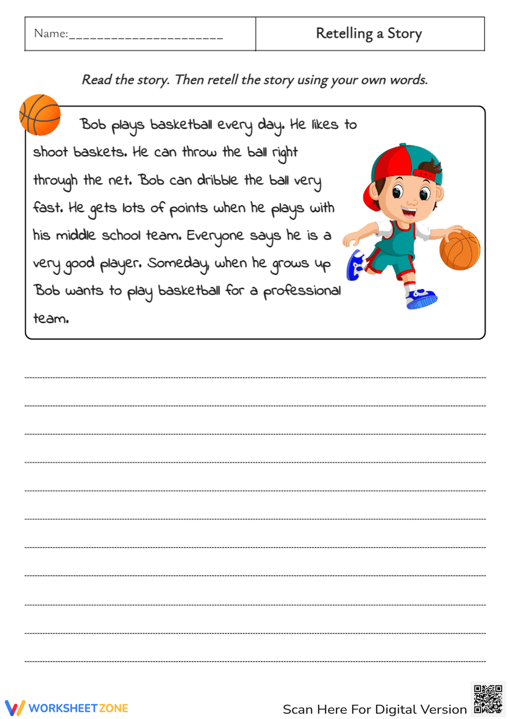 5th Grade Retelling A Story Worksheets 5th Grade Retelling A Story Worksheets