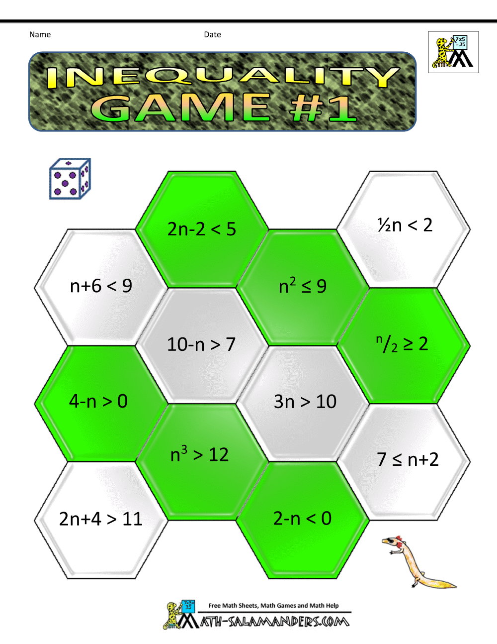 Surface Area Worksheet 6th Grade