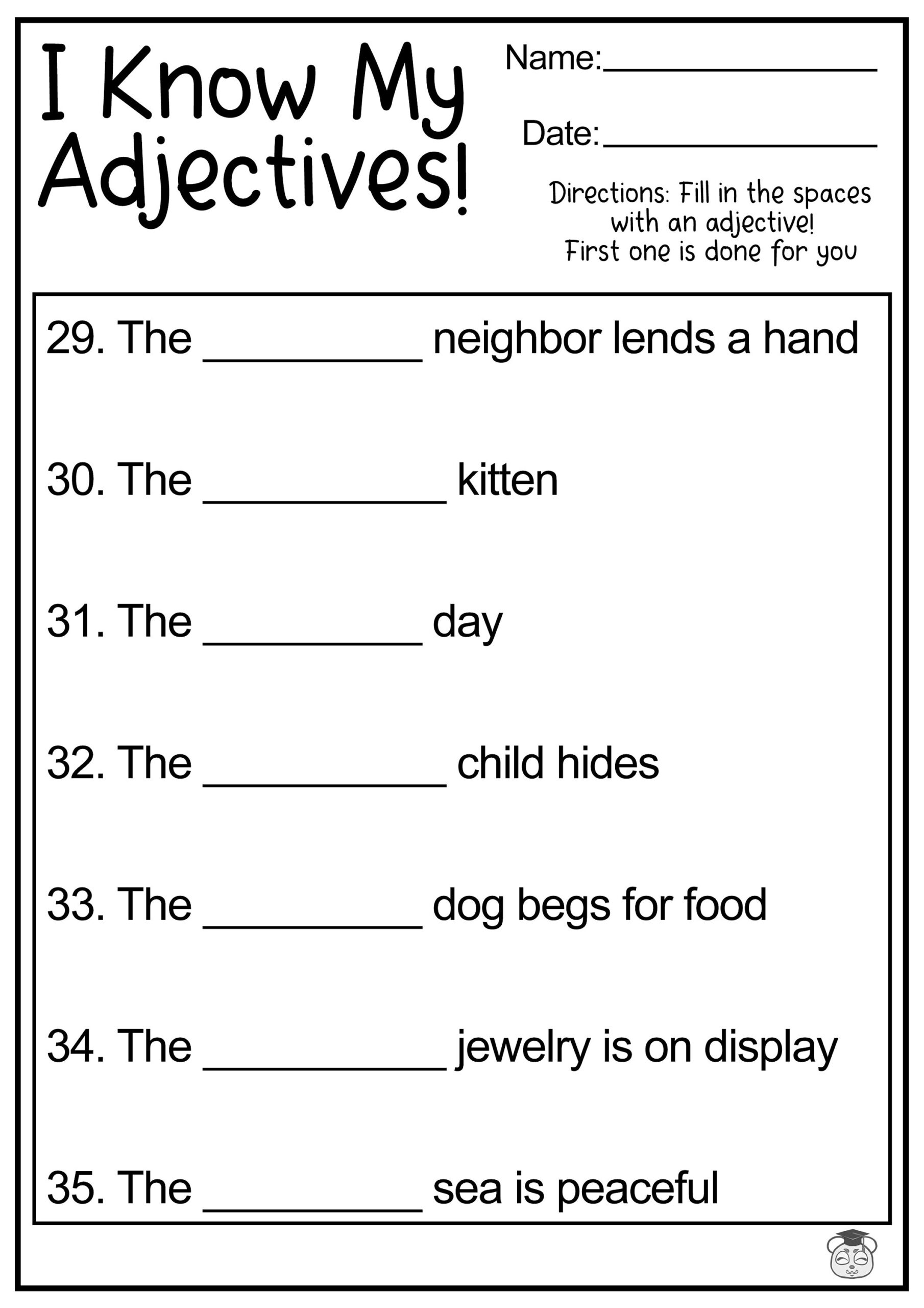 Comparative And Superlative Adjectives Grammar Worksheets For Grade 1 2 3 Made By Teachers