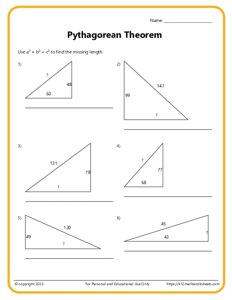8th Grade Math Workhsheets 8th Grade Math Workhsheets
