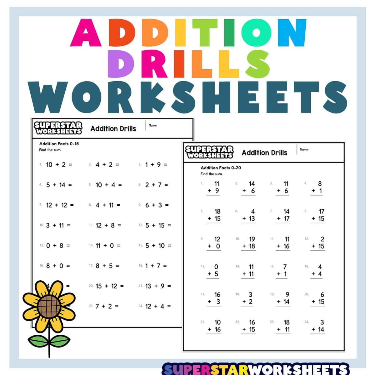 Addition Grids Up To 15 Worksheet Fun And Engaging Year 1 PDF Worksheets