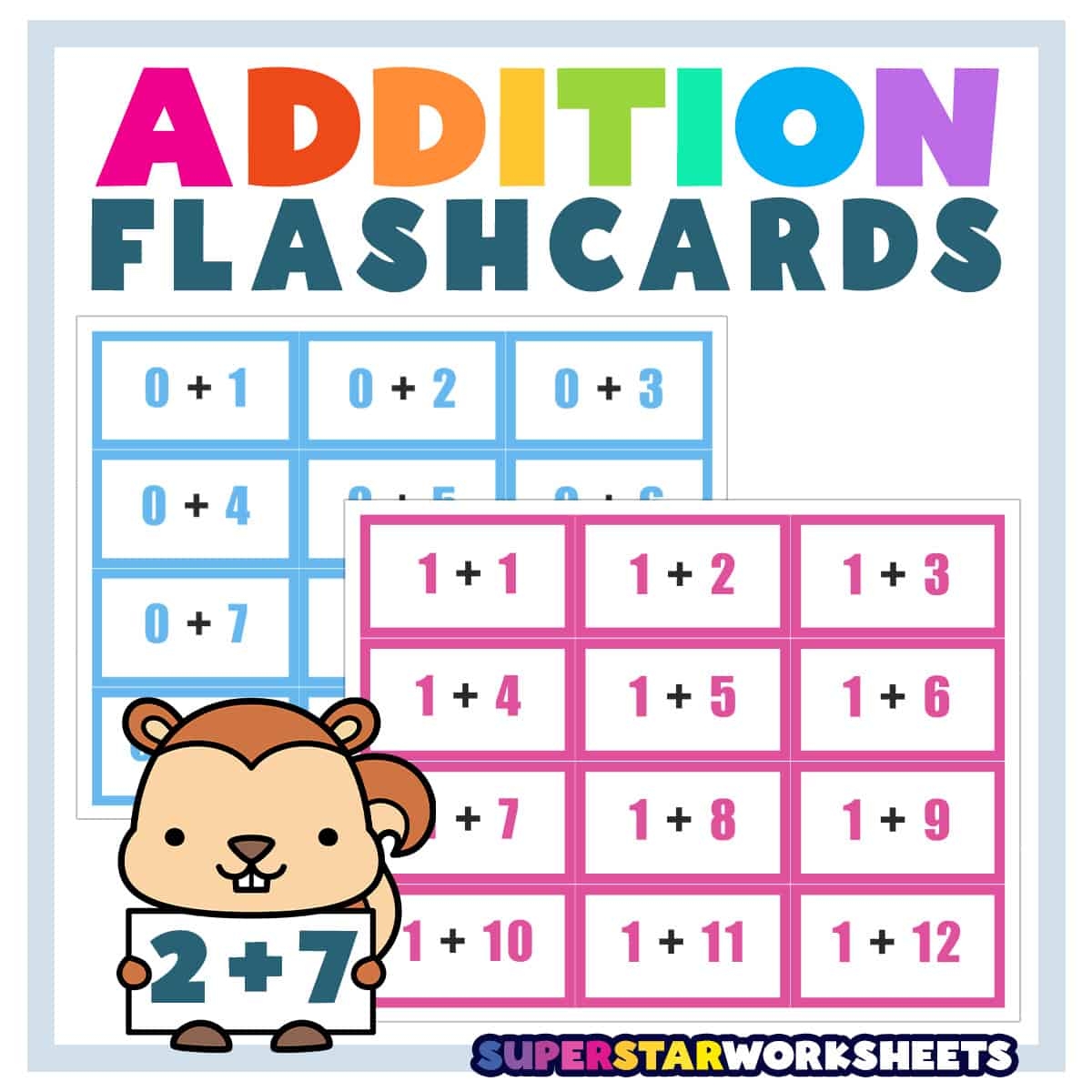 FREE Fact Family Worksheets For Kindergarten And 1st Grade