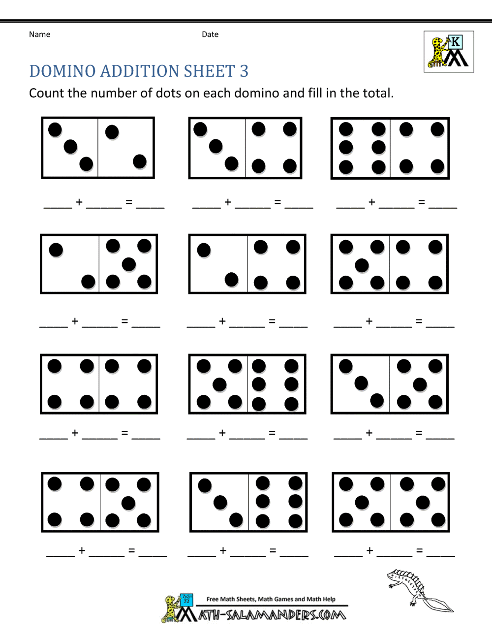 Printable Kindergarten Math Worksheets PDF Free Download
