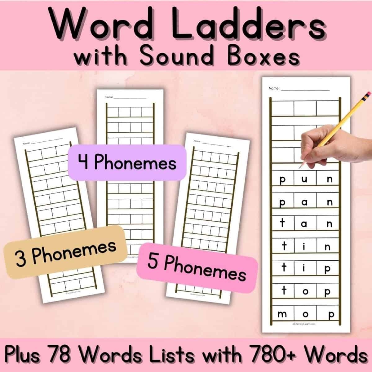 All About Word Ladders Plus Free Printables Literacy Learn Multisensory Monday Word Ladders Ladder Learning Services LLC
