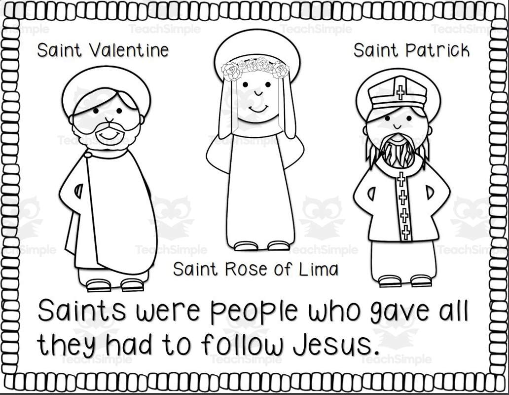 Saints Word Search CatholicBrain