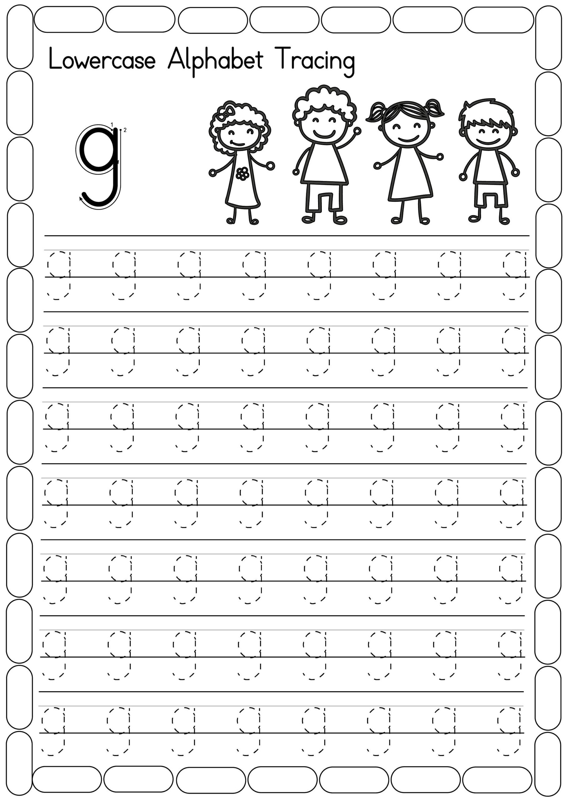 Alphabet Tracing Worksheets Lowercase Handwriting Practice PDF Etsy Alphabet Tracing Worksheets Lowercase Handwriting Practice PDF Etsy