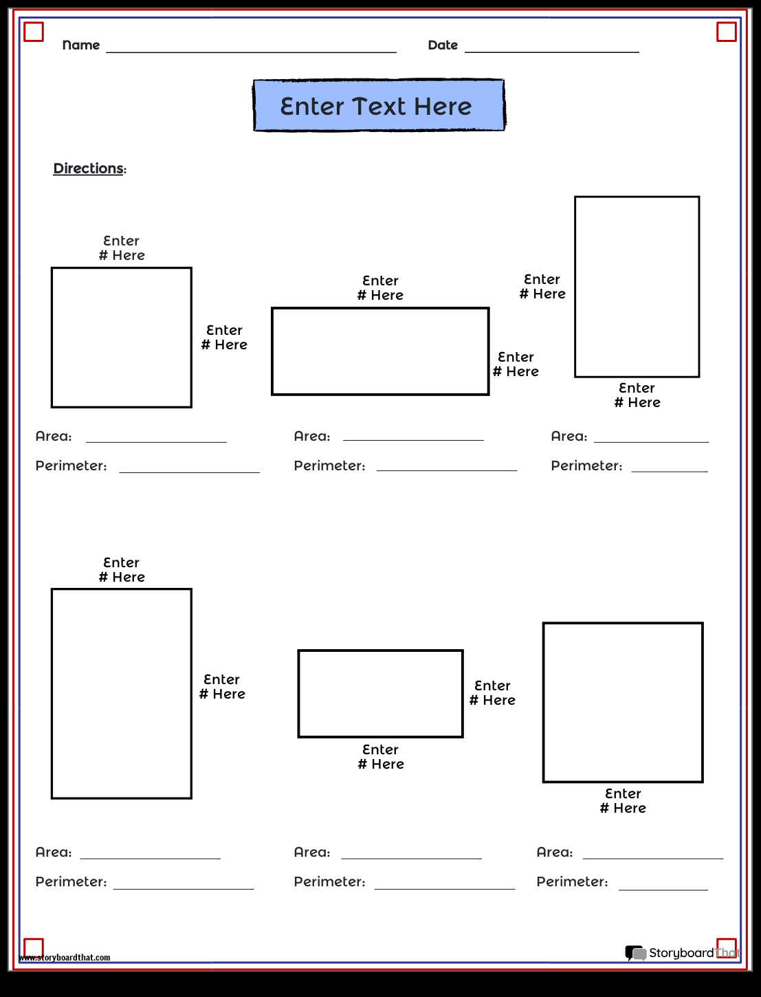 Area And Perimeter Worksheets By Storyboard That 2025 Area And Perimeter Worksheets By Storyboard That 2025