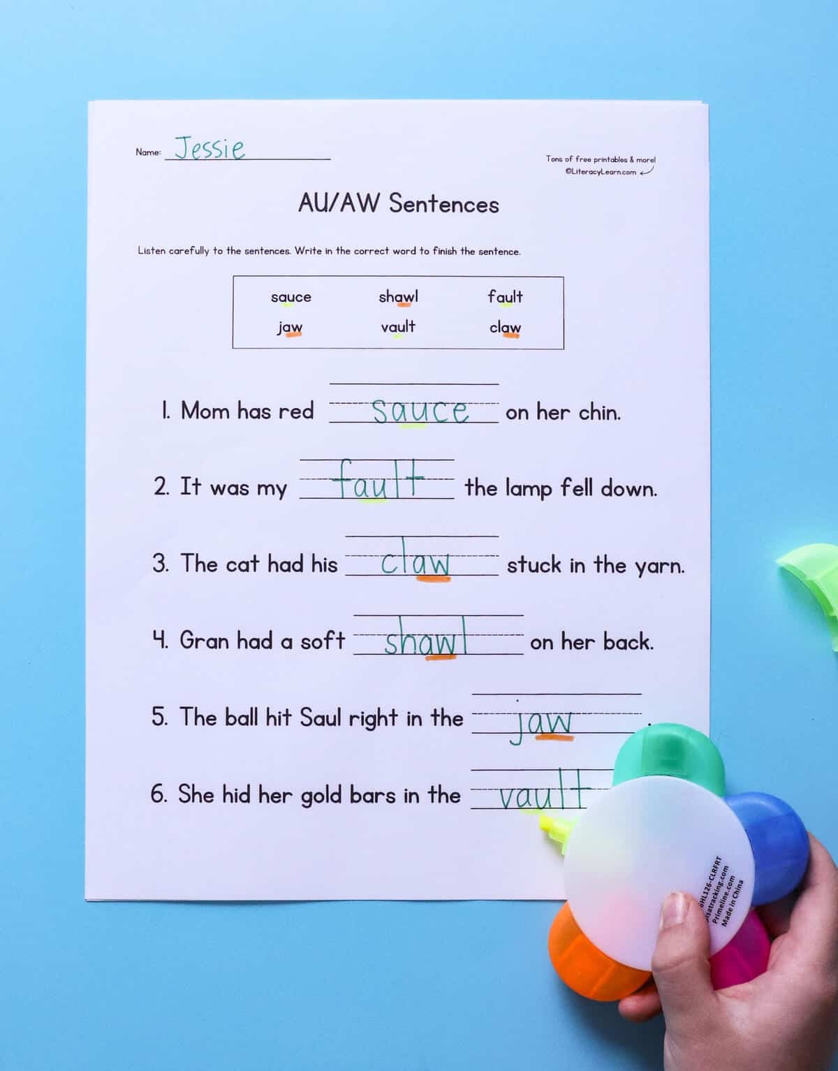 AU And AW Words Teaching Tips 5 Free Worksheets Literacy Learn AU And AW Words Teaching Tips 5 Free Worksheets Literacy Learn