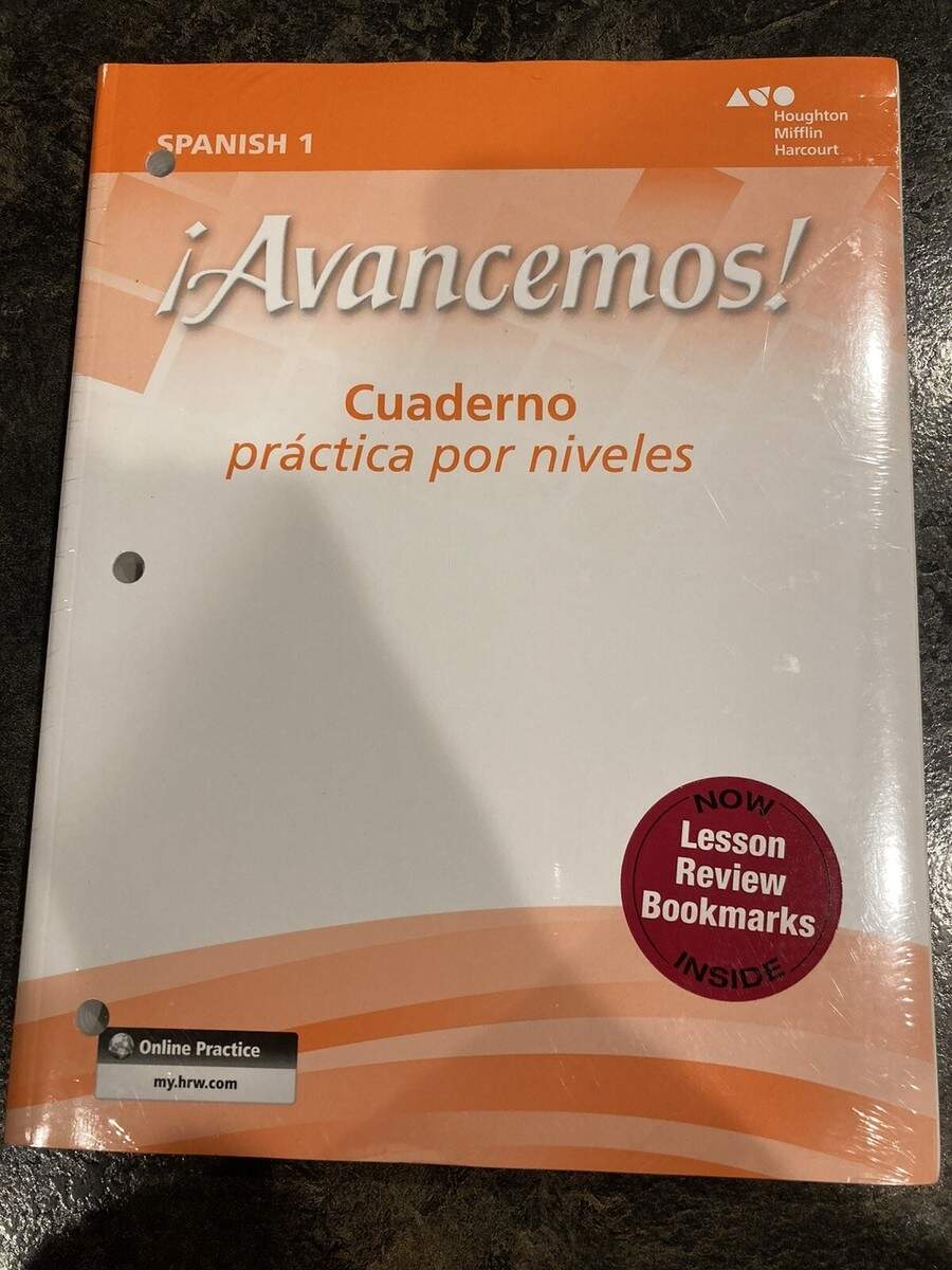 Avancemos Cuaderno Practica Por Niveles Level 1 Student Workbook EBay Avancemos Cuaderno Practica Por Niveles Level 1 Student Workbook EBay