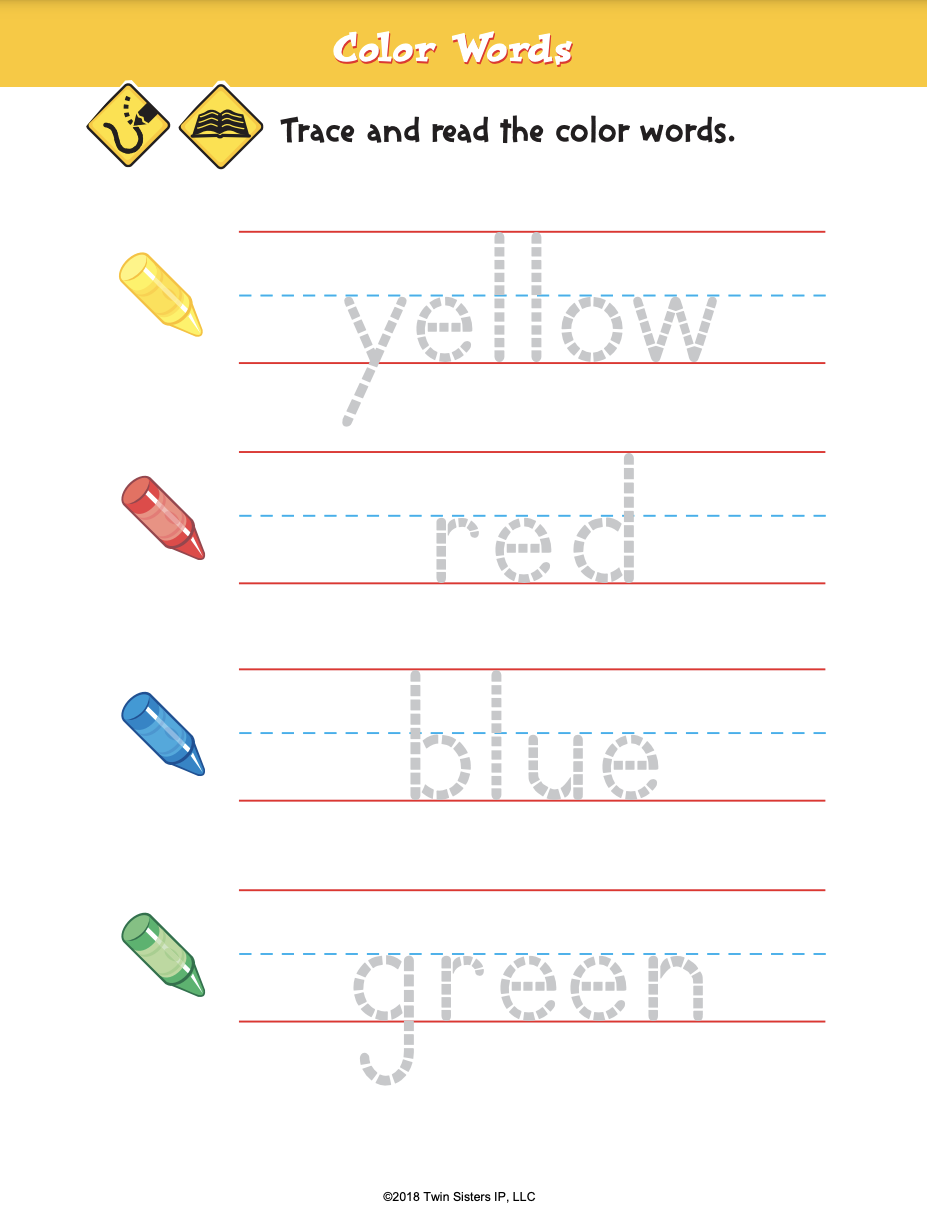 Beginning Reading Color And Number Words Printable Workbook By Teach Simple Beginning Reading Color And Number Words Printable Workbook By Teach Simple