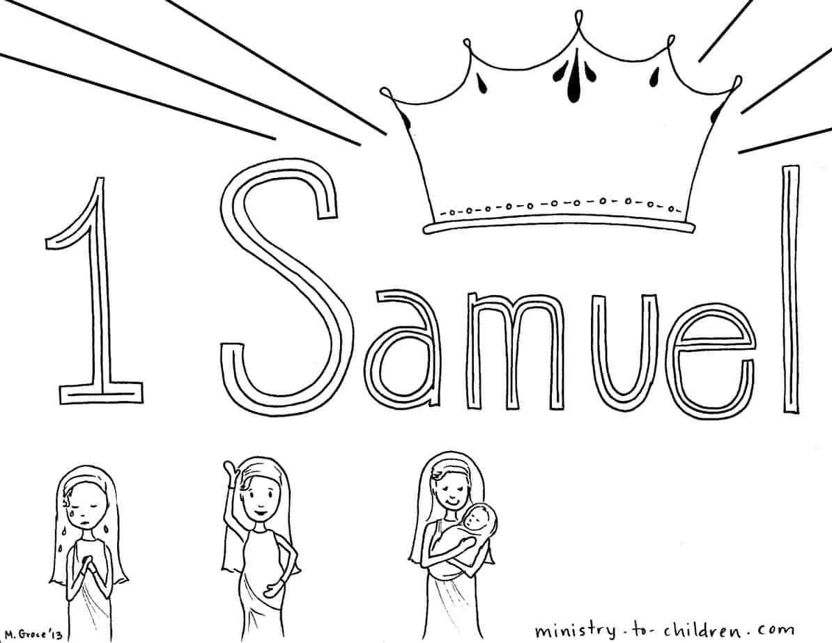 Book Of 1 Samuel Bible Coloring Page God Calls Samuel Activity Pages Bible Crafts Shop