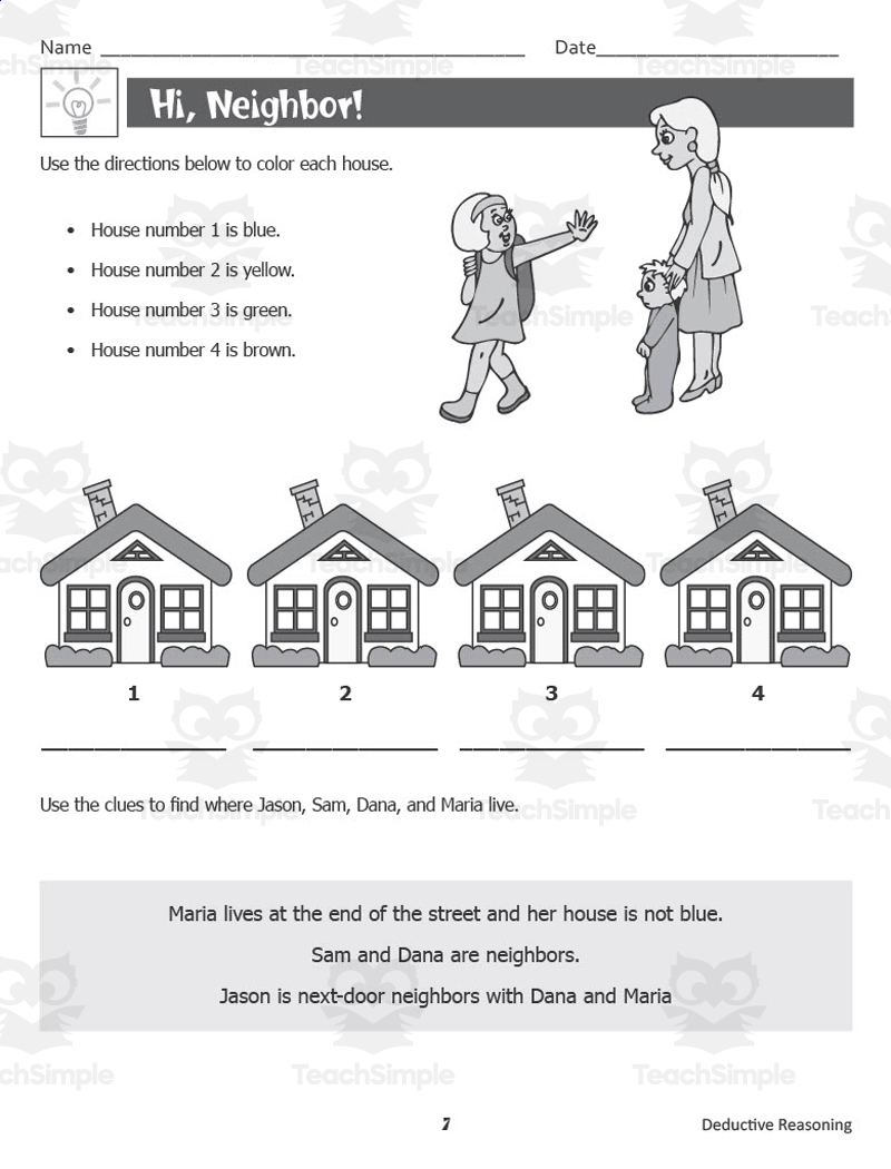 Brainy Acts Of Deductive Reasoning Logic Activities By Teach Simple Brainy Acts Of Deductive Reasoning Logic Activities By Teach Simple