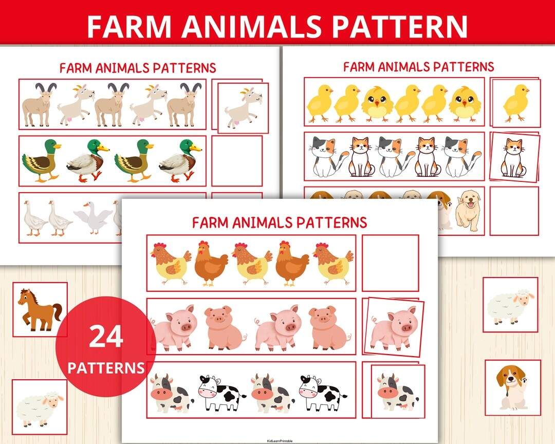 Buy Farm Animals Patterns What Comes Next Scissors Skill Farm Animals Matching Kindergarten On The Farm Preschool Patterns Fine Motor Skill Online In India Etsy Buy Farm Animals Patterns What Comes Next Scissors Skill Farm Animals Matching Kindergarten On The Farm Preschool Patterns Fine Motor Skill Online In India Etsy