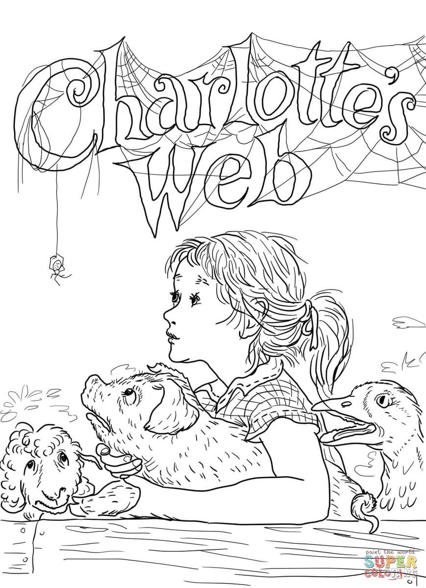 Charlotte S Web Coloring Page Free Printable Charlotte S Web Coloring Page Free Printable