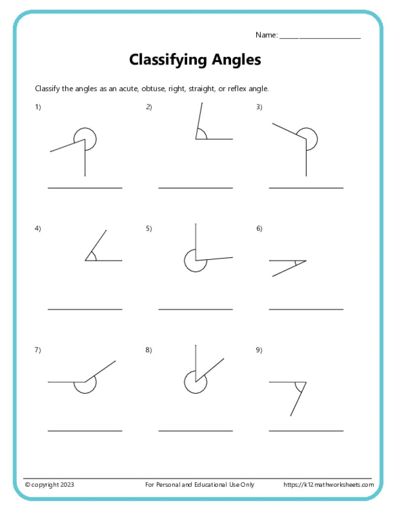 Describing Angles Worksheet Cazoom Maths Worksheets