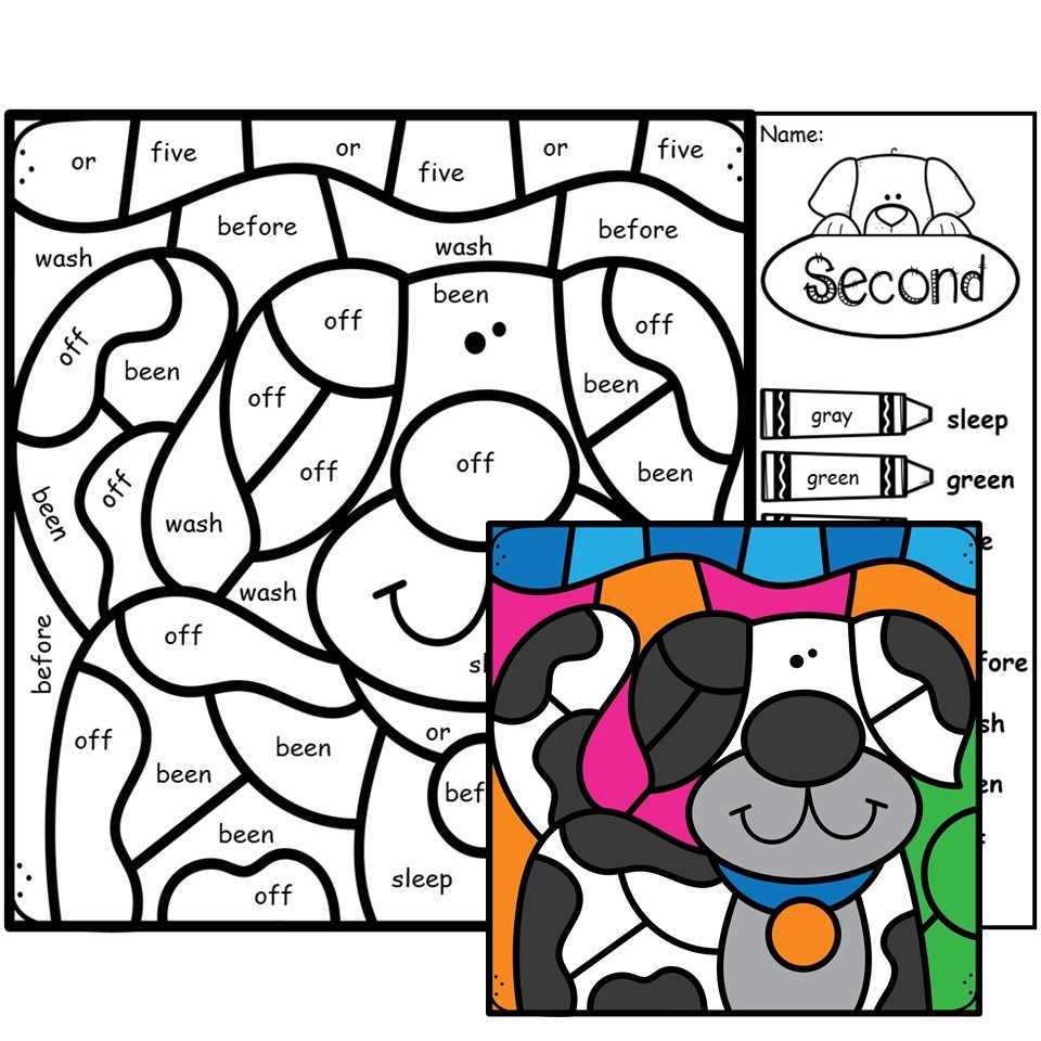 Color By Sight Words Color By Code Sight Words Second Grade Sight Words Coloring Pages Coloring Sheets Literacy Centers Classful Color By Sight Words Color By Code Sight Words Second Grade Sight Words Coloring Pages Coloring Sheets Literacy Centers Classful