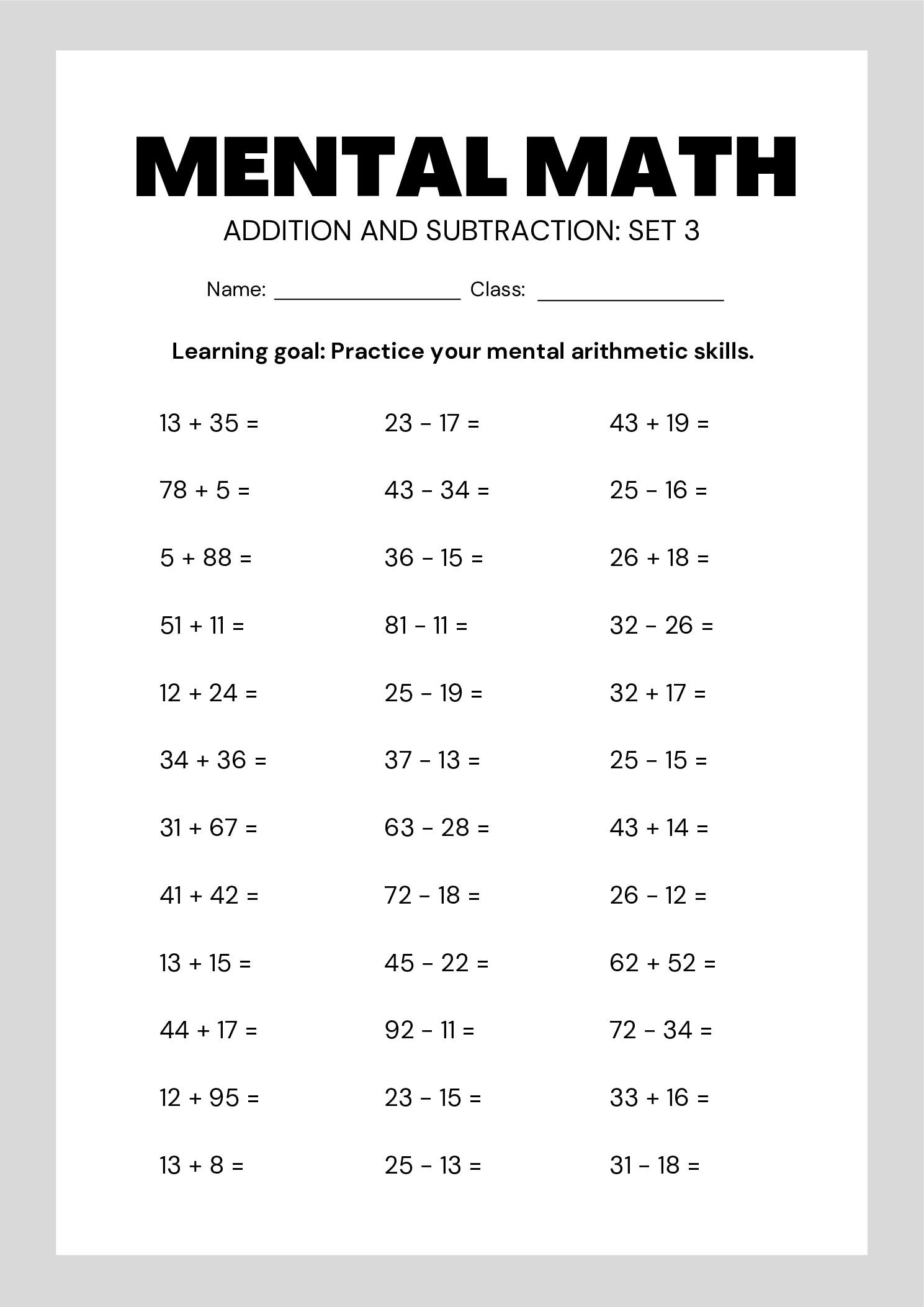 Colorful Math Addition Subtraction Worksheets 8 Page Printable For Kids Etsy Colorful Math Addition Subtraction Worksheets 8 Page Printable For Kids Etsy