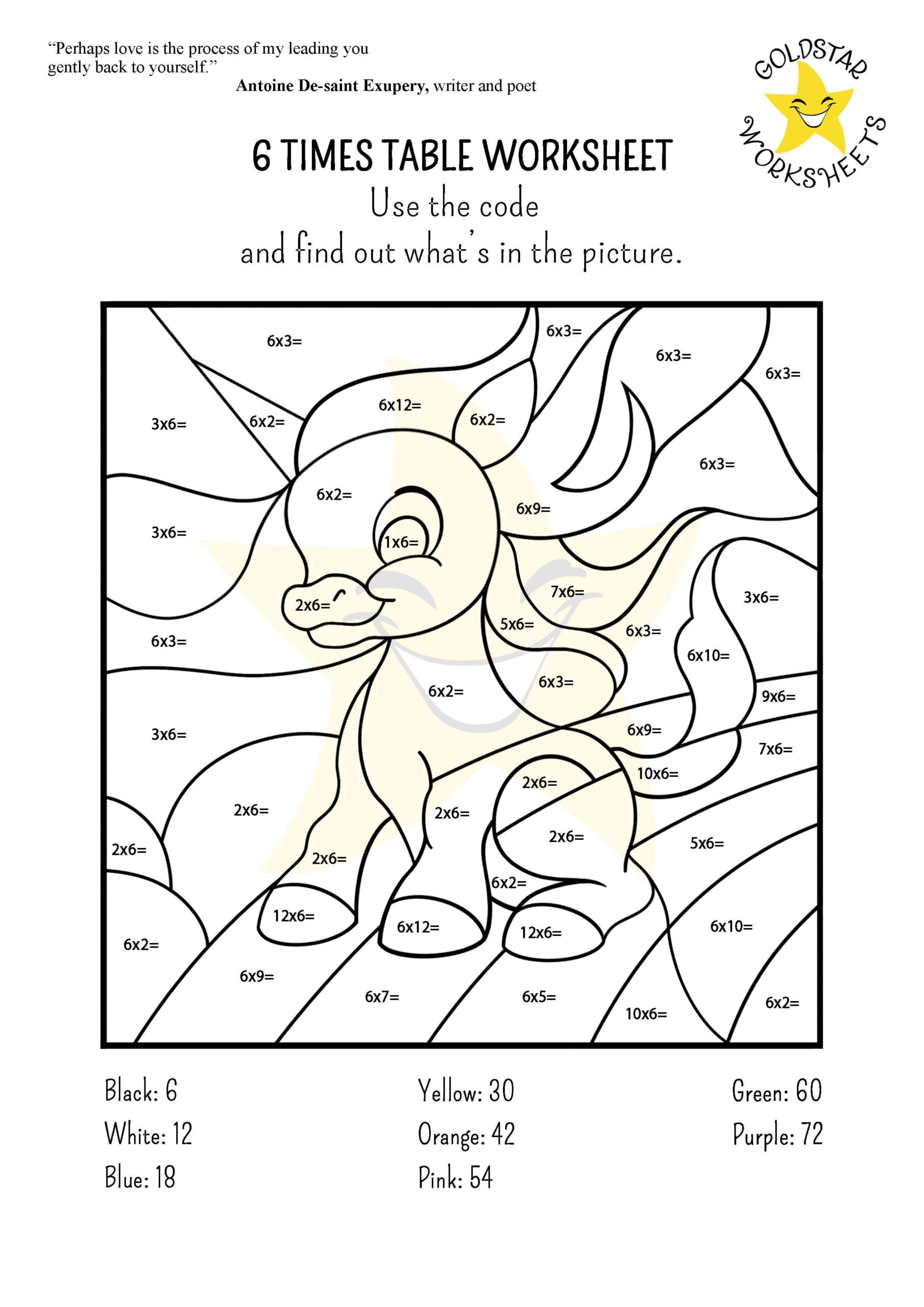 Conquer The 6 Times Table With These Fun And Free Worksheets Multiplication Worksheets