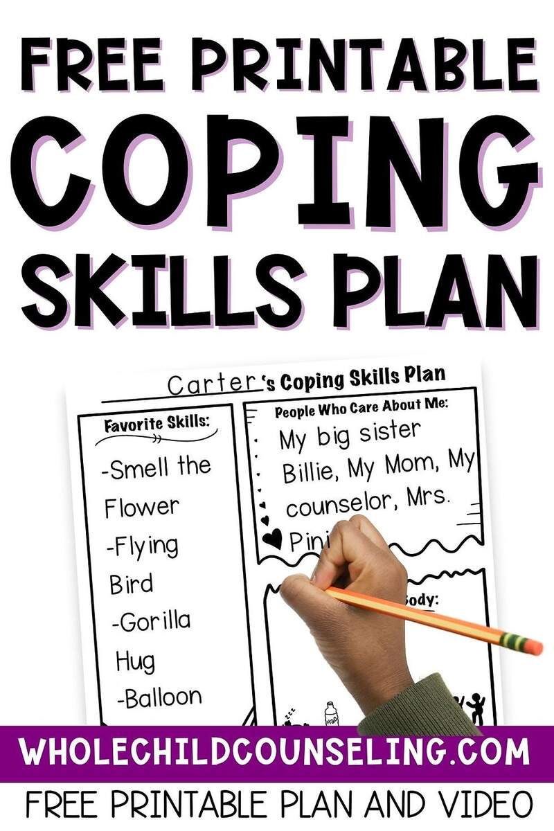 Creating A Coping Skills Plan With A Free Printable For Kids FREE DOWNLOADS
