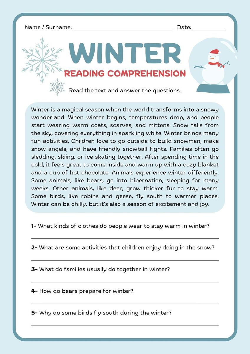 Customize 529 Reading Comprehension Worksheets Templates Online Canva 5 Printable Reading Comprehension English Worksheets Ages 4 7 KG1 Worksheets Library