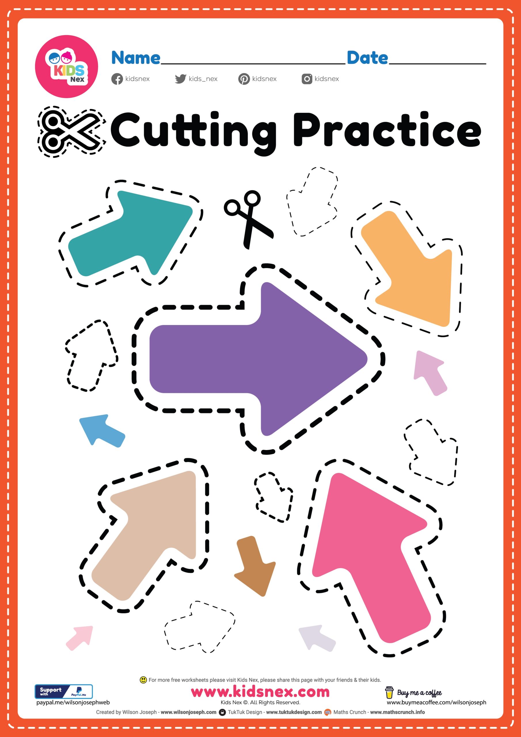Cutting Activities For Fine Motor Skills Free Printable PDF Cutting Activities For Fine Motor Skills Free Printable PDF