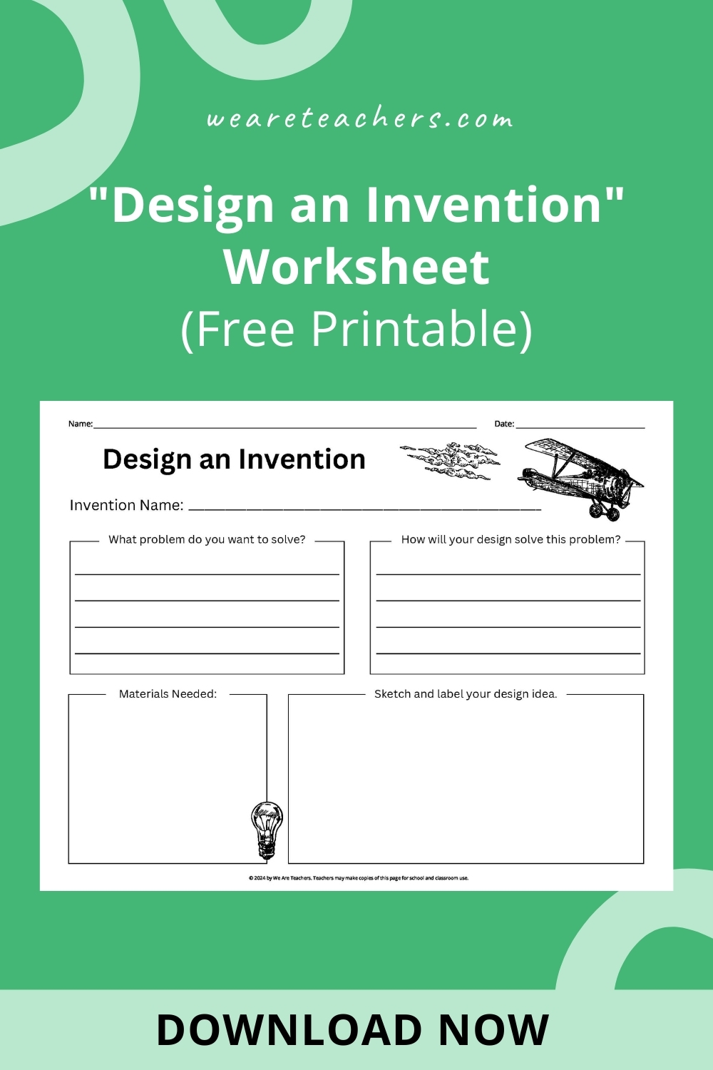 Design An Invention Worksheet Free Printable We Are Teachers Design An Invention Worksheet Free Printable We Are Teachers