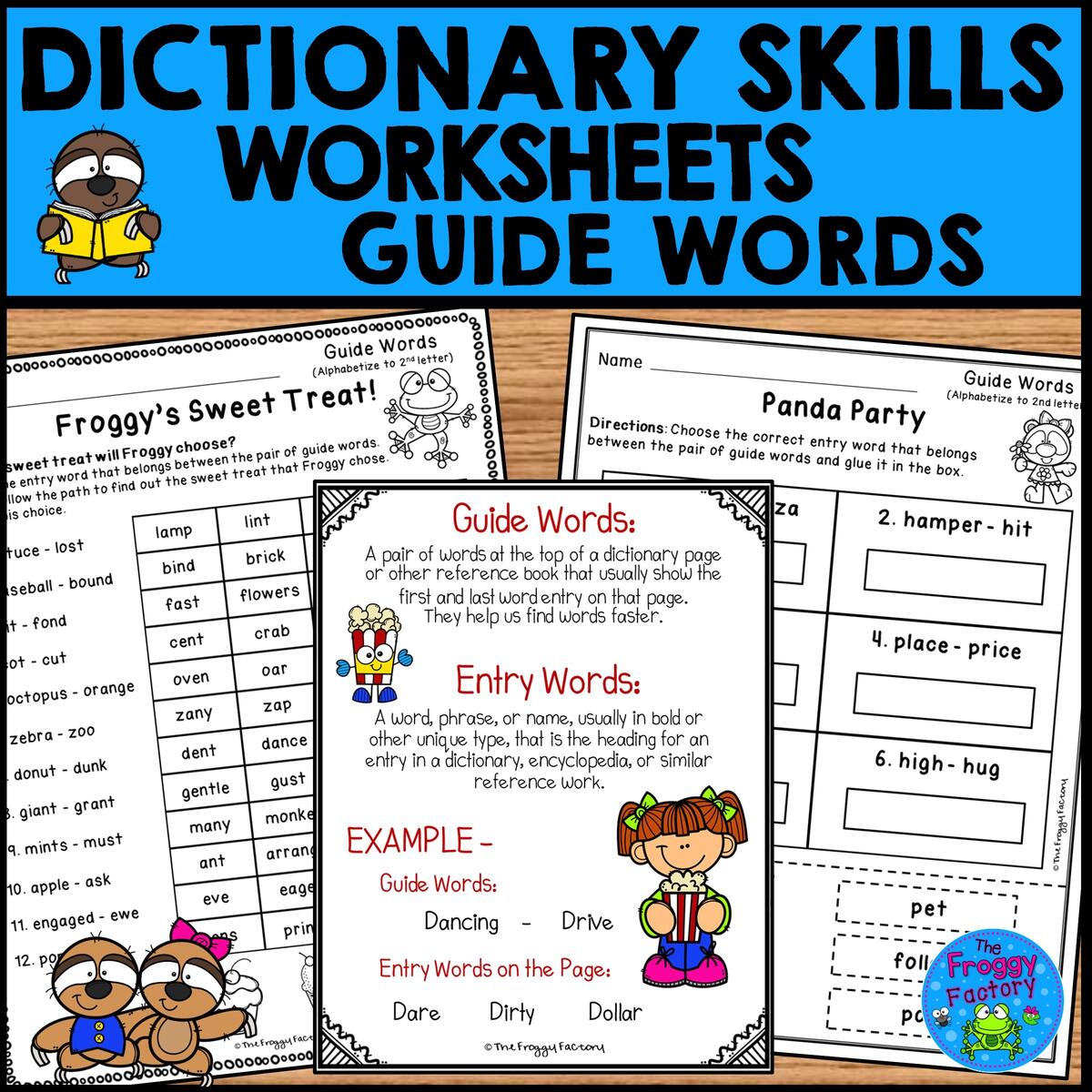Dictionary Skills Worksheets Guide Words Made By Teachers Dictionary Skills Worksheets Guide Words Made By Teachers