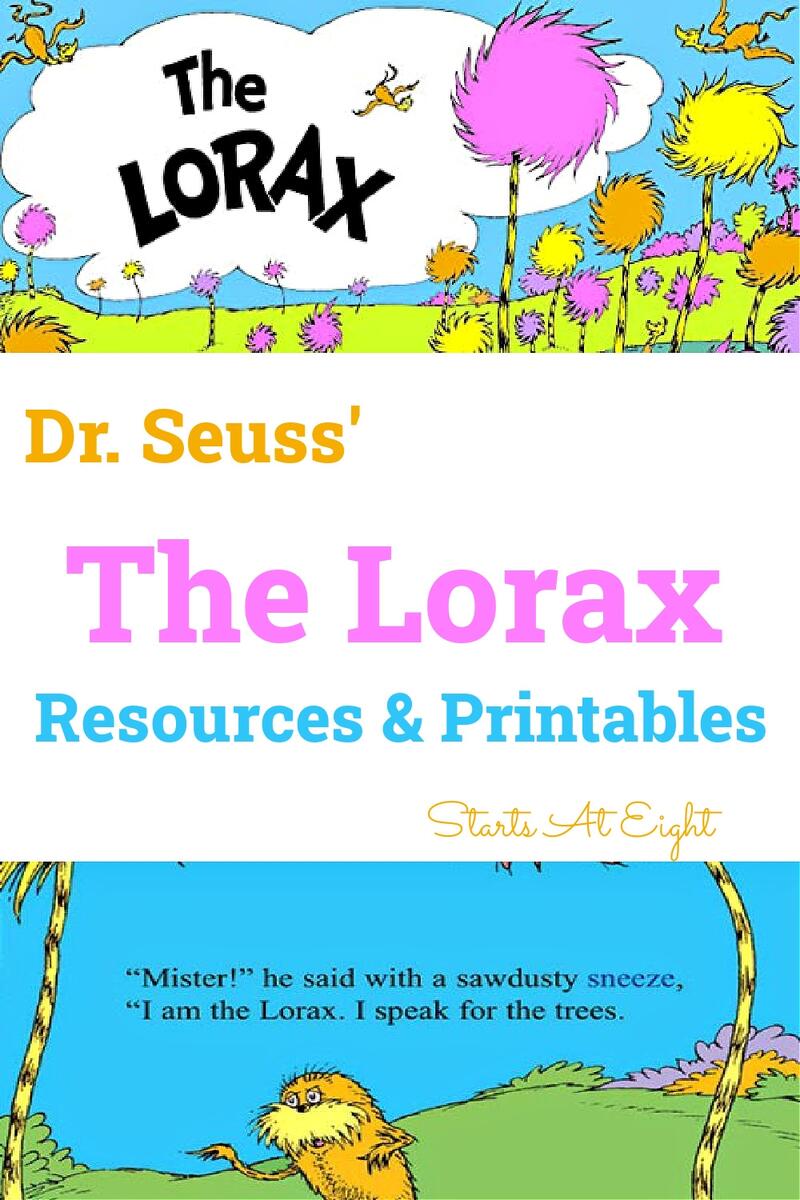 Dr Seuss The Lorax Resources Printables StartsAtEight Dr Seuss The Lorax Resources Printables StartsAtEight