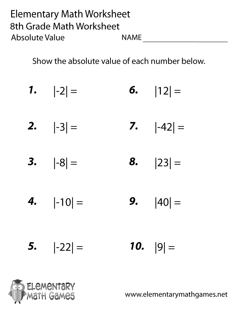 8th Grade Math Worksheets Printable PDF Math Worksheets Cazoom Math