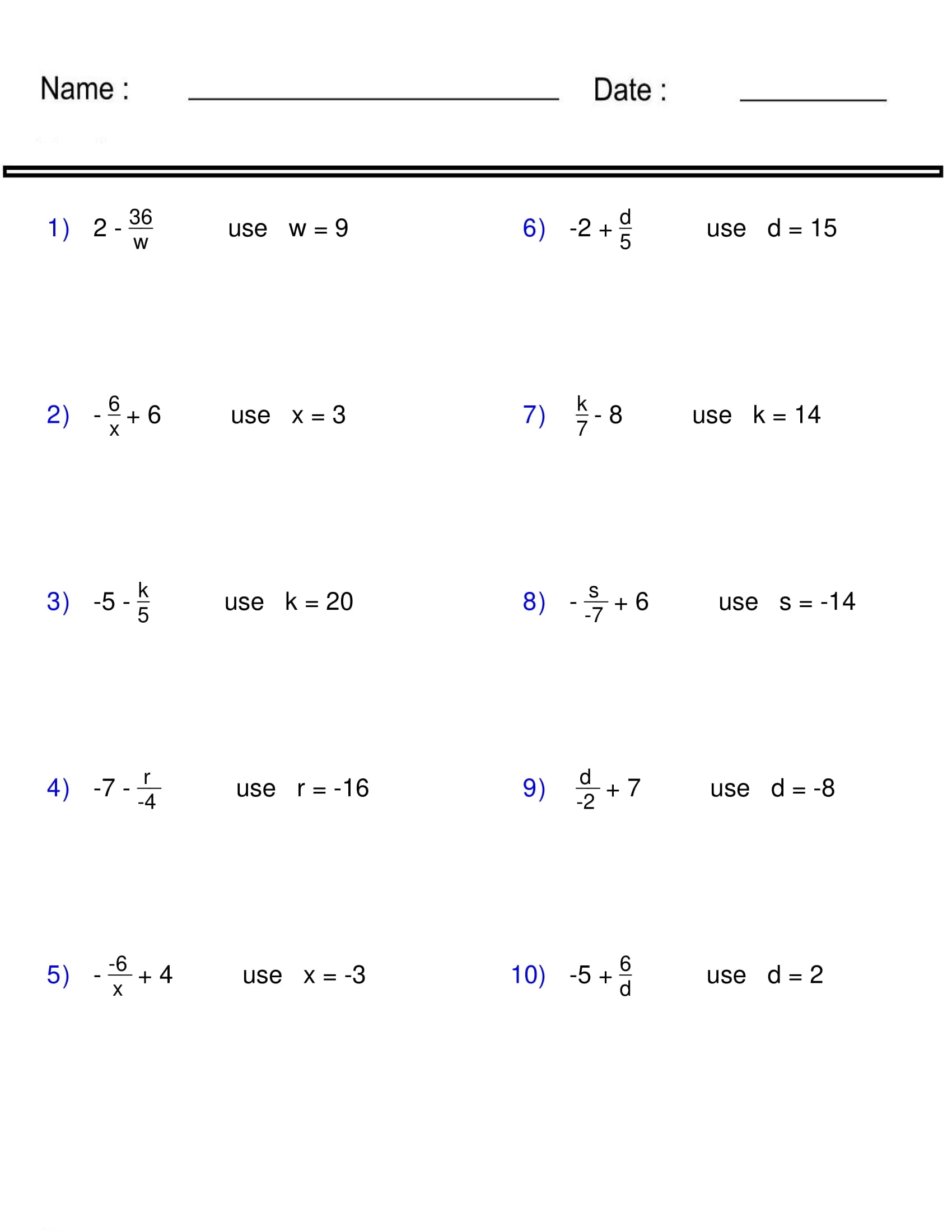 Evaluating Algebraic Expressions Worksheet Print Activity Pre Algebra Made By Teachers Evaluating Algebraic Expressions Worksheet Print Activity Pre Algebra Made By Teachers