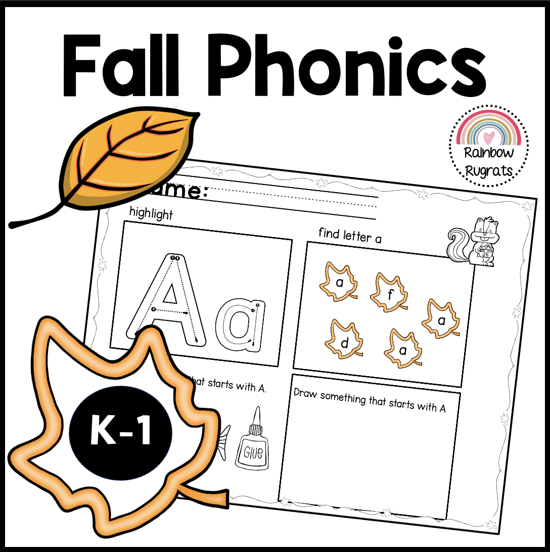 Fall Phonics Worksheets Classful Fall Phonics Worksheets Classful