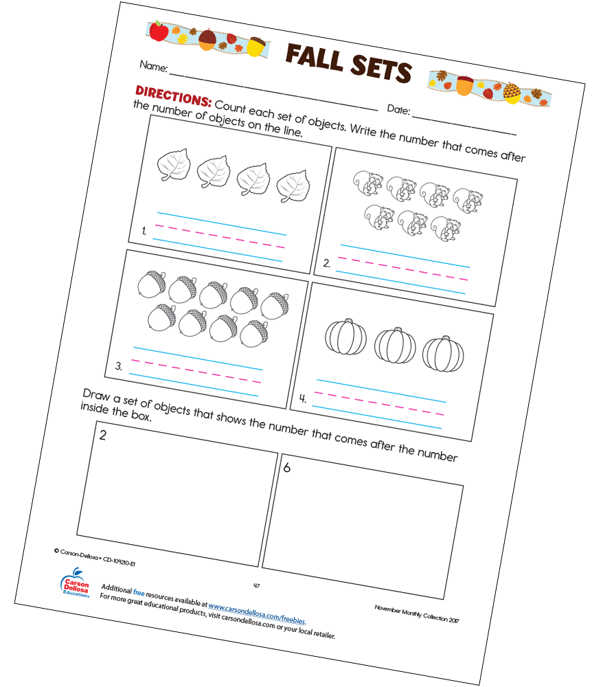 Fall Sets Free Printable Carson Dellosa Worksheets Library Fall Sets Free Printable Carson Dellosa Worksheets Library