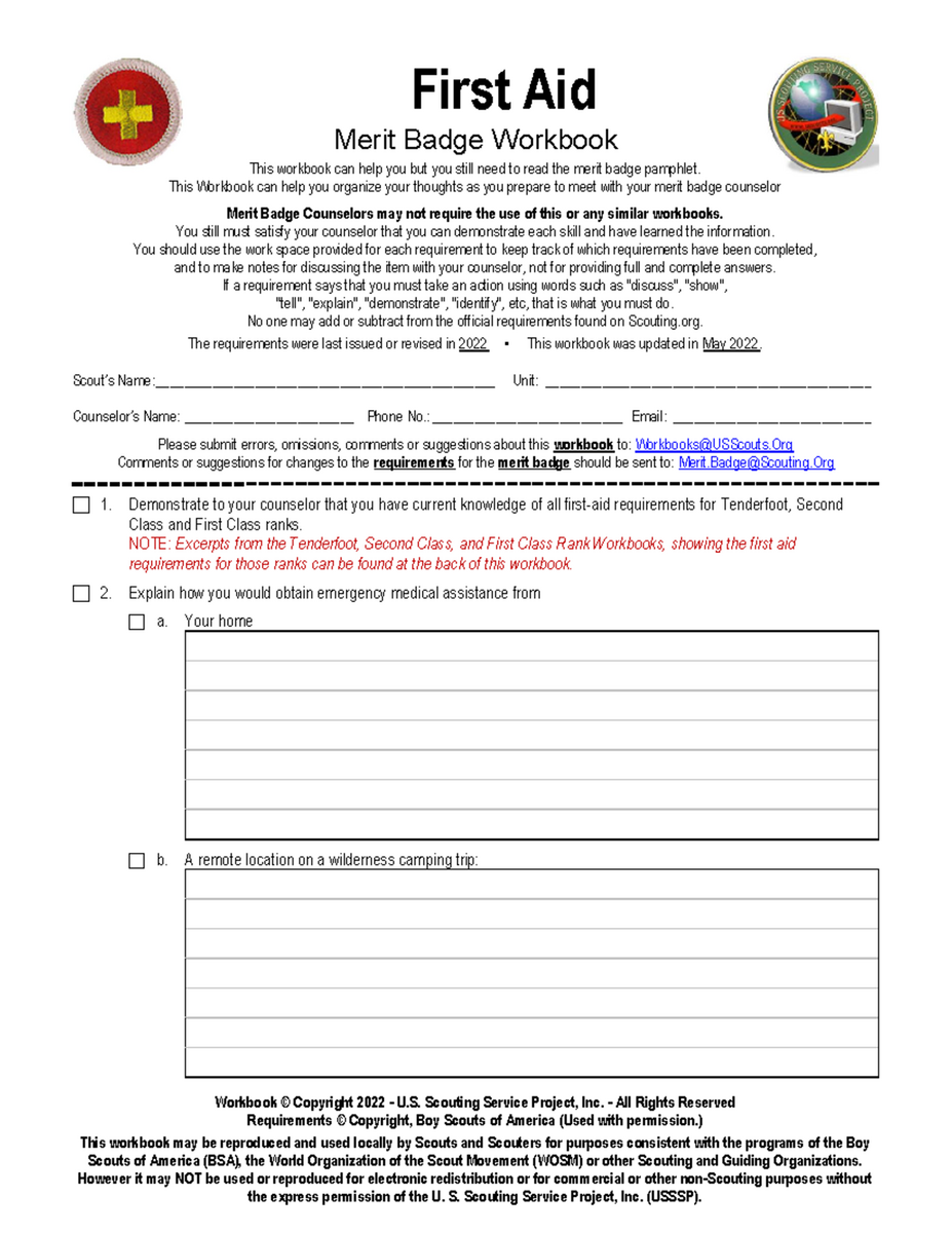 First Aid Merit Badge Workbook Essential Skills And Requirements Studocu First Aid Merit Badge Workbook Essential Skills And Requirements Studocu